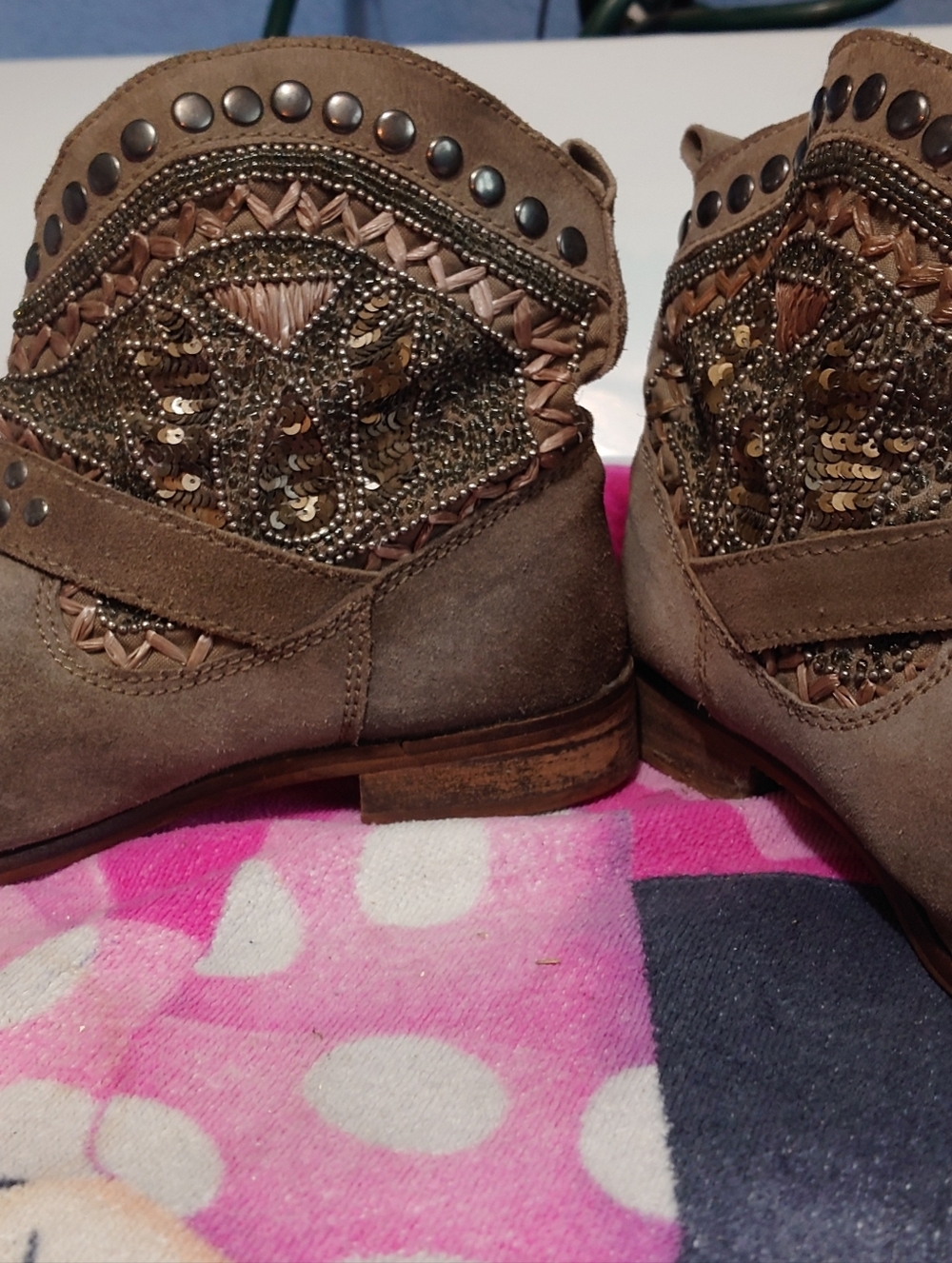 Real Leather Booties - Picture 5 of 6